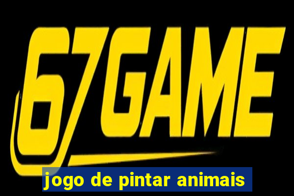 jogo de pintar animais